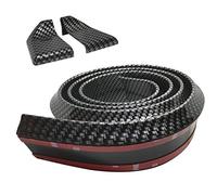 Spoiler posteriore universale per auto, lunghezza 1,5 m, nero, in fibra di carbonio, kit spoiler posteriore, universale, adatto per la maggior parte delle auto, installazione senza punzonatura