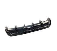 Spoiler Posteriore Wing Lip Diffusore Per Paraurti Posteriore Auto Nero Lucido 6 Spoiler A Pinna Di Squalo Universale Per VW Per Golf MK3 5 6 Per Gti MK7 Accessori(Nero)