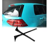 Spoiler posteriori 2pcs Per VW Per Golf 7 Mk7 2014-2019 Lunotto Posteriore Spoiler Ala Posteriore Lato Tetto Spoiler Labbro Finestra Vent Decorazione Deflettori Compatibile
