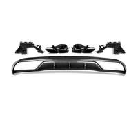 Spoiler Posteriori dell'Auto Per Mercedes Per Benz W205 C200 C300 Berlina 2015-2018 Diffusore Paraurti Posteriore Con Punte Scarico Posteriori Spoiler