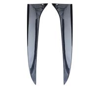 Spoiler posteriori per auto 1 paio di spoiler laterali per finestrini posteriori, splitter per canard in fibra carbonio, adatti per BMW X1 E84 2009-2015 Alettone posteriore auto(Bright Black)