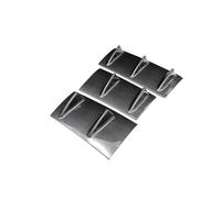 Spoiler Posteriori Per Auto Diffusore A 7 Pinne Per Paraurti Posteriore Per Auto A Tre Sezioni Kit Carrozzeria Spoiler Universale Pinna Di Squalo Generale(Carbon Fibre)