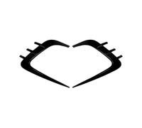 Spoiler Posteriori Per Ford Per Fiesta MK8 MK8.5 2018-2025 Copertura Della Presa D'aria Laterale Spoiler Posteriore Splitter Paraurti Posteriore Canard Laterali Posteriore Spoiler Deflettore