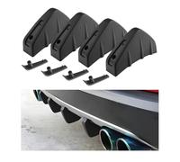 Spoiler Posteriori per Mazda CX-30 2019-2024, Auto per Anti-Crash Accessories Spoiler Shark Fin Protector, Decorazione per Auto Accessori Labbro Dello Spoiler Del Bagagliaio Dell'ala Posteriore