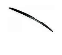 Spoiler posteriori Tuning Spoiler Universale Per Auto Perforato Top Center Wing Trunk Spoiler Car Top Wing Trunk Decorazione Ala Del Fissa(138CM-black)