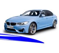 Spoiler Sottile Compatibile Con BMW F80, NERO Verniciato Spoiler Cerchi Paraurti