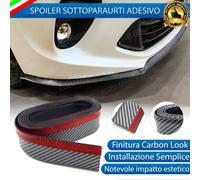 SPOILER SOTTO PARAURTI ADESIVO SOTTOPARAURTI IN CARBON LOOK PER FORD KA