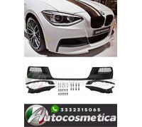 Spoiler sotto paraurti anteriore Performance Upgrade BMW Serie 1 F20 F21 11-19