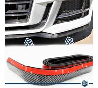SPOILER SOTTO PARAURTI PER Peugeot Suv Anteriore FIBRA CARBONIO Adesivo Flessibi