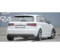 Spoiler sotto Paraurti Posteriore Audi A3 8V carbon look K99142 Rieger