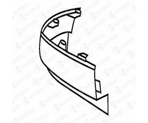 SPOILER SOTTOPARAURTI CABINA SINISTRO ANTERIORE ADATTO A IVECO AS STRALIS 2007