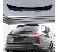 Spoiler sul tetto posteriore per AUDI RS6 AVANT C6 ABS Spoiler per ala di coda per auto nero lucido,Glossy Black