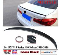 Spoiler sul tetto posteriore PER BMW SERIE 5 F10 M5 STYLE 2010 2011 2012 2013 2014 2015 2016 NERO LUCE COPERTURA POSTERIORE LIP BOOT SPOILER