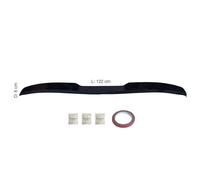 Simoni Racing SPC/N1 Spoiler Adesivo Universale da baule, Spoiler Posteriore, Alettone per Baule Posteriore in Gomma per Auto, Nero