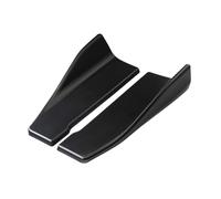 Spoiler Universale Per Auto Minigonne Laterali Posteriori Alette Di Protezione Da 35Cm Per Veicoli Aspetto Fibra Carbonio/nero Lucido Auto Minigonne Laterale(Glossy Black)