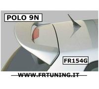 SPOILER VW POLO 9N 9N3 01-09 ALETTONE POSTERIORE DA TETTO WRC