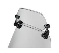 Spoiler X-creen MRA Sport universale, trasparente (XCSA0) | Staffa X-Creen Sport, altezza e distanza regolabili, omologata, compatibile con Gilera Runner 50 anno 1999 - 2000