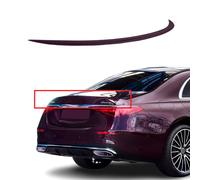 Spoilerino Adatto per MERCEDES CLASSE S W223, Flessibile, Rubellitrot 660, Coda