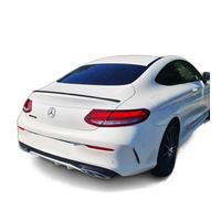 Spoilerino Adatto per Mercedes W205 Berlina Alettone Classe C Nero Flessibile