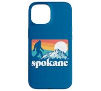 Spokane Washington Bigfoot Mountains Custodia per iPhone 15