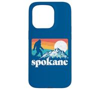 Spokane Washington Bigfoot Mountains Custodia per iPhone 15 Pro
