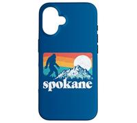 Spokane Washington Bigfoot Mountains Custodia per iPhone 16