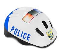 SPOKEY Casco da bicicletta per bambini, taglia regolabile, circonferenza della testa 44-48/49-56, diverse versioni di colore (Policeman, 44-48)