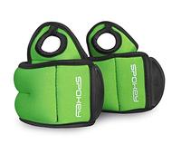 SPOKEY COM FORM IV - Polsiera in neoprene con passante per pollice, 2 pezzi, colori assortiti, in 3 livelli di peso da 0,5 a 1,5 kg, con pratiche chiusure in velcro