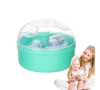 Spolverare polvere soffio, soffio in polvere per i più piccoli, applicatore di polvere per bambini piccoli, custodia in polvere per il corpo con soffio per polvere libera, fondotinta, p