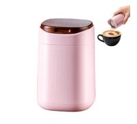 Spolveratore Shaker Zucchero A Velo Setaccio Magnetico per Bicarbonato di | Coperchio in Legno e Cospargitore da Caffè in Acciaio Rimovibile Lavabile Per Bevande Dolci Pane Torte Rosa