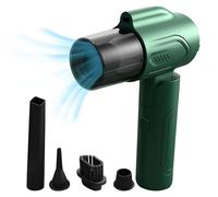 Spolverino ad Aria Compressa, Soffiatore ad Aria Cordless 3 in 1, Spolverino Elettrico Portatile Ricaricabile con Motore ad Alta Velocità per la Pulizia di Tastiere di Computer e Dispositivi Elettroni