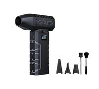 Spolverino ad aria elettrica 130000RPM Potenza Cordless Air Duster Regolabile Piccolo Soffiante per Tastiera del Computer Ventilatore di Alimentazione Ventilatore elettrico