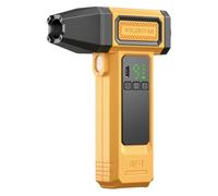 Spolverino ad aria senza fili, soffiatore elettrico portatile ricaricabile con 9 livelli di velocità e display a LED, potente detergente per tastiera, PC, auto, peli di animali domestici e uso