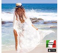Spolverino Copricostume Mare Casual Caftano Aperto Donna Woman Kaftan COV0149 SD
