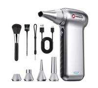 Spolverino d'aria senza fili Seauto, soffiatori d'aria ricaricabili ad alta potenza per spolverino elettrico senza fili da 130000 giri/min