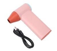 Spolverino elettrico 130000 giri/min Spolverino ad aria compressa 3 marce regolabile Jet Dry Blower per tastiera del computer all'aperto Auto a casa (Rosa)