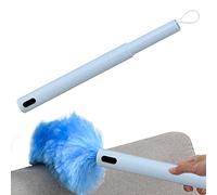 Spolverino Elettrico a 360 °, Spazzola per spolverino Ricaricabile USB con Asta di prolunga, Spazzola per la Pulizia dello spolverino per aspirapolvere Strumento di Pulizia per Tende da Finestra