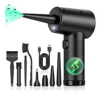 Spolverino elettrico ad aria compressa - 91000 RPM Super Power Cordless Air Blower Duster, USB ricaricabile durevole 3-Gear regolabile Dust Blower Cleaner per PC, tastiera, esterno, casa e auto