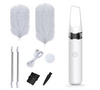 Spolverino Elettrico Instant Duster Pro Original, Polveri con Manico Espandibile Strumento di Pulizia Multifunzione in Microfibra per Polvere, Spolverino estensibile Elettrico Rotante Senza Fili