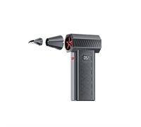 Spolverino elettrico senza spazzole a turbogetto, 6 marce, regolabile, 130.000 giri/min, portatile, multifunzionale, con luci a LED, per PC, lavaggio auto, tastiera, pulizia interna di emergenza