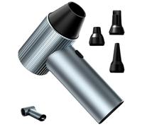 Spolverino elettrico - Soffiatore a secco ricaricabile da 90000 giri/min | Filtro 'aria compressa per PC | Ventola turbo portatile per laptop con motore senza spazzole con 3 ugelli