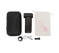 Spolverino Elettrico, Soffiatore Portatile per la Pulizia del Computer, Ventilatore a Turbina con Motore Brushless Portatile Ricaricabile ad Alta velocità da 150000 Giri/min con (Nera)