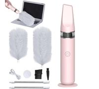 Spolverino elettrico - Spolverino automatico a 360° | Spazzola rotante regolabile per la pulizia della casa e 'ufficio, collettore di polvere rotante con di pulizia