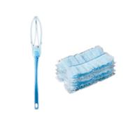 Spolverino elettrostatico FluffysFiber Testina per spolverino con piume per aria condizionata Strumento di pulizia della scrivania per la casa Strumento di pulizia igienico e panno di lunga durata