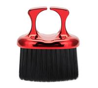 Spolverino For Collo Da Salone Barbiere Parrucchiere Professionale Spazzola For Capelli Spazzola For Capelli Morbida In Nylon For Anelli For Dita Spazzola For Barba Portatile(Red)