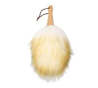 Spolverino in Lana D'agnello, Piumino Multifunzionale in Lana con Manico in Legno Spazzola per la Pulizia dello Spolverino per la Pulizia del Pianoforte da Tavolo (manico corto)