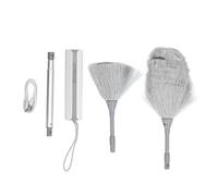 spolverino in microfibra ad adsorbimento elettrostatico con testa flessibile per tende da finestra,Piumino elettrico, lampadari, mobili, auto, computer, piante, Piumino elettrico, spolverino in