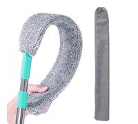 Spolverino in microfibra - Detergente a manico lungo, strumento di pulizia telescopico | Depolveratore flessibile per case, appartamenti, uffici, pavimenti, mobili, divani, letti, fess