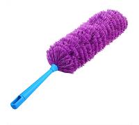 Spolverino in Microfibra, Spolverino Elettrostatico Spolverino in Piuma Rotolo di Panno Per Pulizia in Microfibra Spolverino Elettrostatico Per La Casa(Viola)