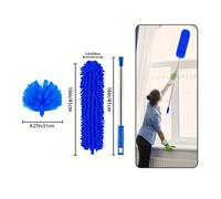 Spolverino Multiuso Estensibile per Tende e Ventilatore da Soffitto per Pulizia